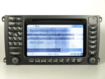 Cayenne 955 display fault PCM 2.1