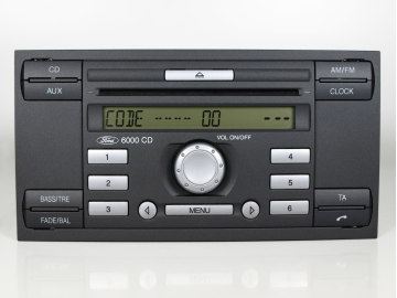 Fiesta VI (JH/JD) MOPF complete failure radio 6000 CD