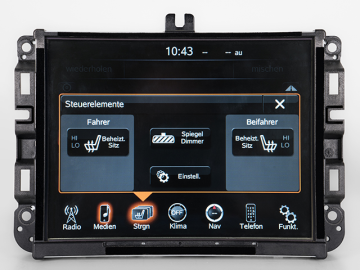 Grand Cherokee IV (WK2) défaut de l'écran Uconnect VP4 8.4"